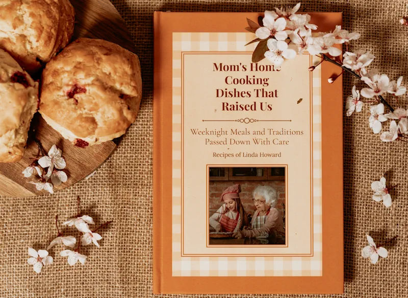 Finished Tasteful Memories hardcover books on a shelf